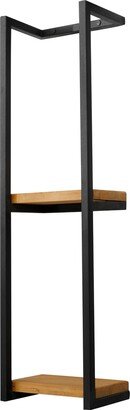 Towel Bathroom Rack, Black Metal Shelf, 36 Inch & 24 For Bathroom, Laundry Room, Bedroom