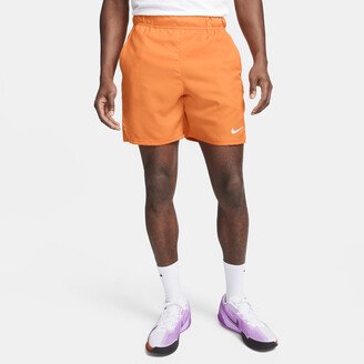 Men's Court Dri-FIT Victory 7 Tennis Shorts in Orange