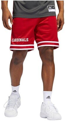 Men's Red Louisville Cardinals Reverse Retro Basketball Shorts