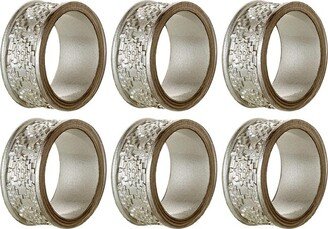 Dublin Napkin Rings Set of 6 - Silver