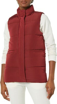 Women's Relaxed-Fit Water Repellent Recycled Polyester Puffer Vest (Available in Plus Size) (Previously Amazon Aware)