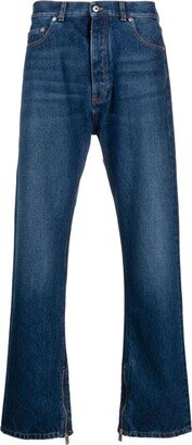 Blue Cotton Denim Jeans