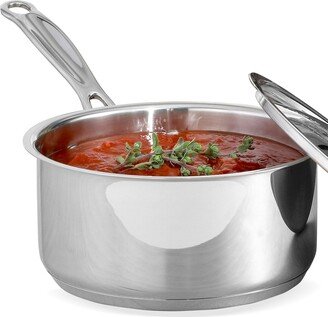 Chef's Classic Stainless Steel 1.5 Qt. Covered Saucepan