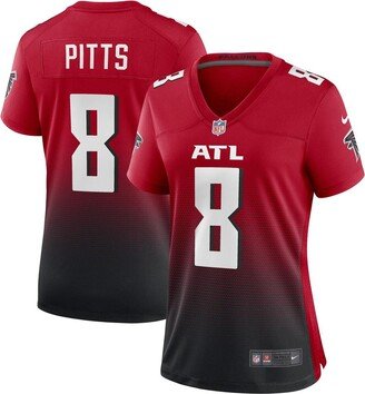 Women's Kyle Pitts Red Atlanta Falcons Alternate Game Jersey