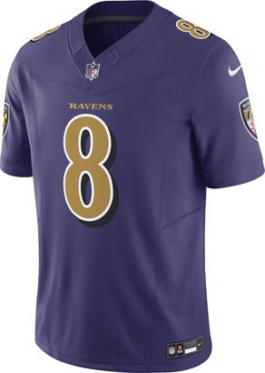 Lamar Jackson Baltimore Ravens Men's Dri-FIT NFL Limited Football Jersey in Purple-AA