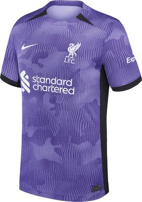 Alexis Mac Allister Liverpool 2023/24 Stadium Third Big Kids' Dri-FIT Soccer Jersey in Purple