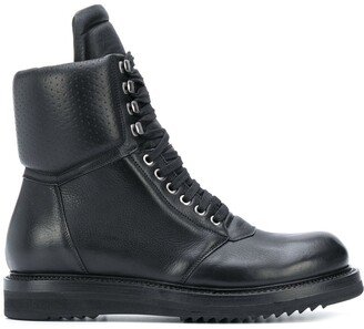 Perforated Military Boots