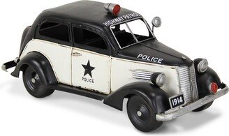 Multicolor Metal 1937 Police Car Model