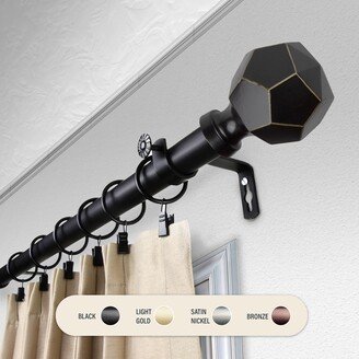 InStyleDesign Valdo 1 inch Diameter Adjustable Curtain Rod