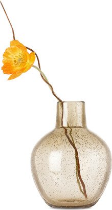 Misette Brown Bubble Glass Vase