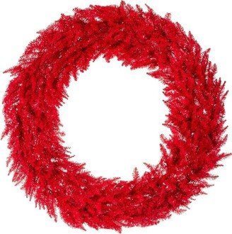 Red Fir Artificial Christmas Wreath, Unlit