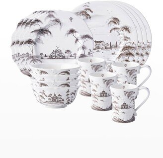 Country Estate Flint 16-Piece Dinnerware Set