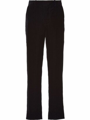 Cropped Velvet Trousers-AA