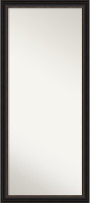 Non-Beveled Wood Full Length Floor Leaner Mirror - Trio Oil Rubbed Bronze Frame