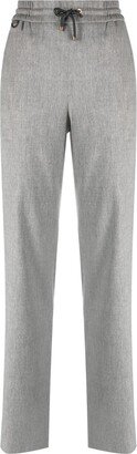 Wool-Blend Straight-Leg Trousers-AB