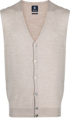 Boggi Milano Fine-Knit Wool Waistcoat