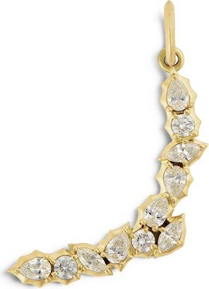 Yellow Gold And Diamond Posey Charm