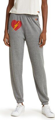 Bolt Heart Cotton Blend Joggers