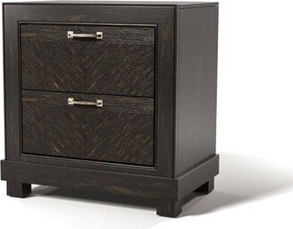 Vrolen 2 Drawer Nightstand Espresso - HOMES: Inside + Out