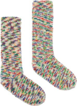 x APC speckle-knit long socks