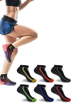 EXTREME FIT Active Performance Compression Ankle Socks - Pack of 6