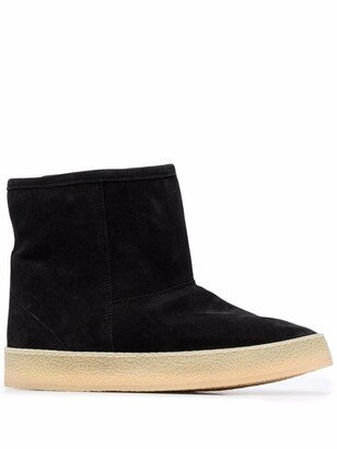 MARANT Shearling-Lined Ankle Boots