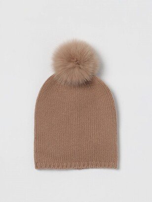 cashmere hat with pompon