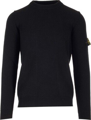 Wool Knit Crew-neck Sweater