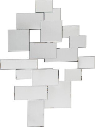 Geometric Wall Mirror - 39.5 x 29.5 - Clear