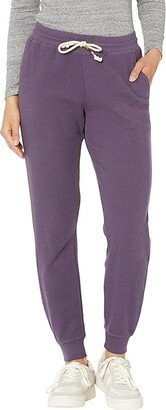 Organic Cotton Waffle Joggers (Currant) Women's Casual Pants