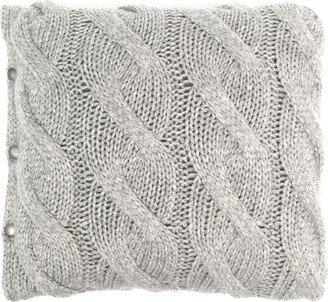 Cable-Knit Cashmere Pillow