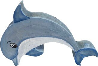 Hand Painted Dolphin Shelf Sitter