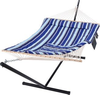 Atesun 2-person Multiple Use Hammock with Stand Pad&Pillow - N/A