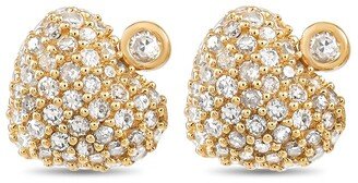 Diamond Select Cuts 14K 0.25 Ct. Tw. Diamond Heart Earrings