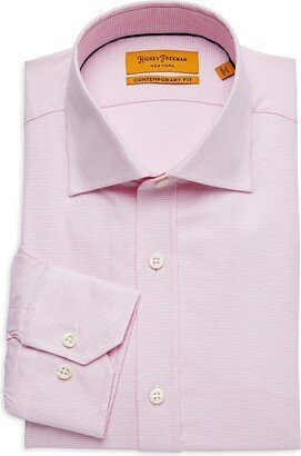 Contemporary Fit Houndstooth Dress Shirt