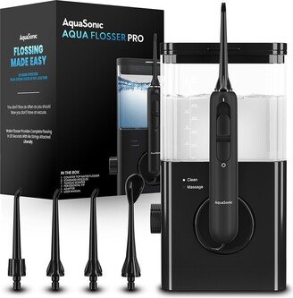 Aquasonic Aqua Flosser Pro Professional Water Flosser With Large Capacity Reservoir-AB