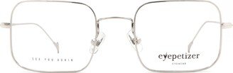 Eyepetizer Brando Matte Silver Glasses