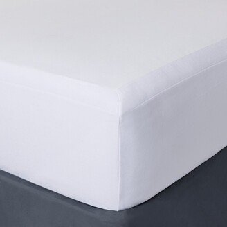 White Solid Box Spring Cover (Queen