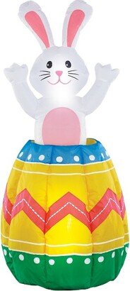 Collections Etc. Collections Etc Animated Easter Bunny Moving Outdoor Inflatable Decoration 25 X 25 X 52.5