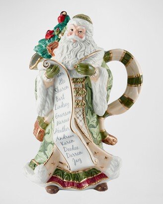 Holiday Home Green Santa Pitcher