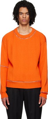 Orange Zip Sweater