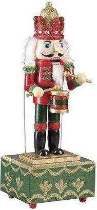 Wooden Musical Nutcracker Statue