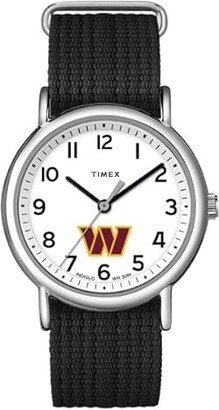 Unisex Weekender 38mm Watch - Washington Commanders with Slip-Thru Single Layer Strap