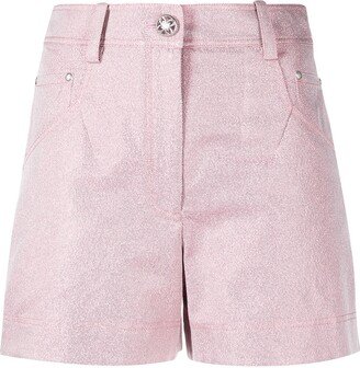 SHIATZY CHEN Glittered Denim Shorts-AA