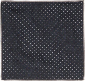 Polka-Dot Cotton-Wool Scarf