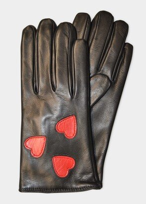 Guanti Giglio Fiorentino Heart Cashmere-Leather Gloves