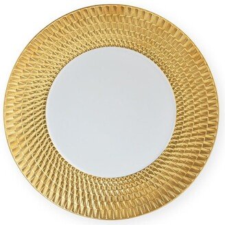 Twist Gold Dinner Plate, 10.6