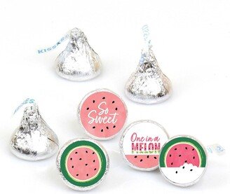 Big Dot Of Happiness Sweet Watermelon - Fruit Party Round Candy Sticker Favors (1 sheet of 108)