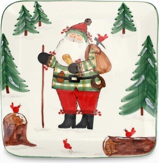 Old St. Nick Large Square Plate