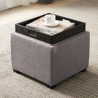 Chita Living Ethan Storage Stool Ottoman